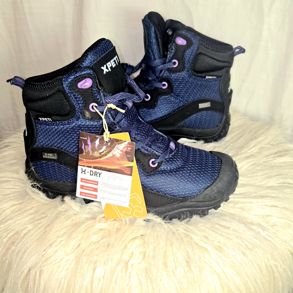 Hiking Boots - Blue and Purple